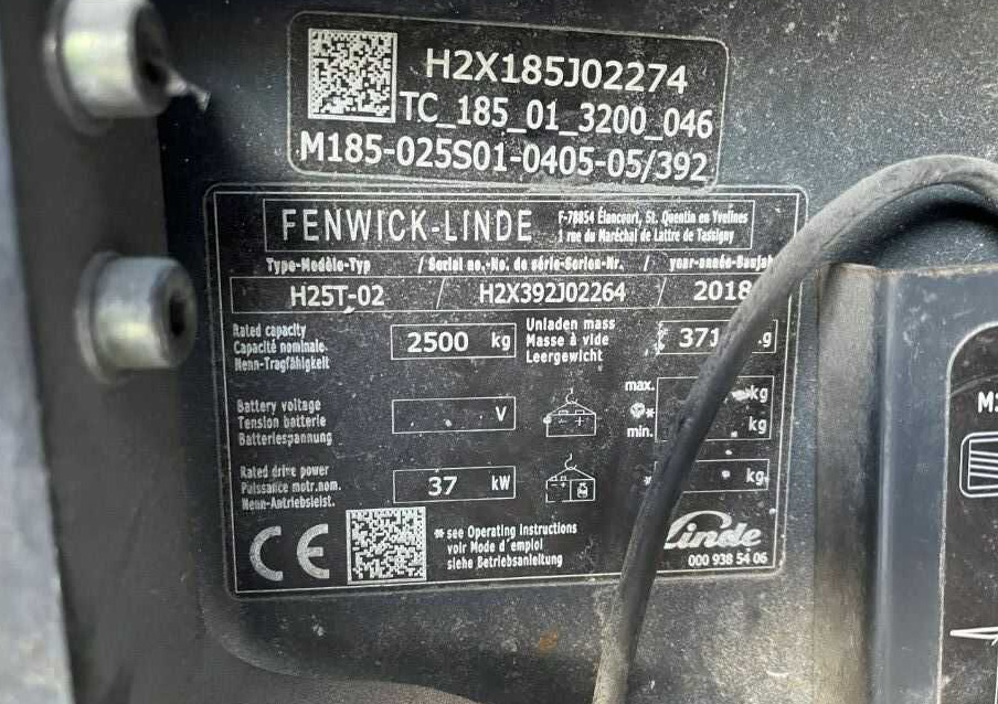Linde H25T-02 - Carretilla elevadora de gas: foto 4 Linde H25T-02 - Carretilla elevadora de gas: foto 4