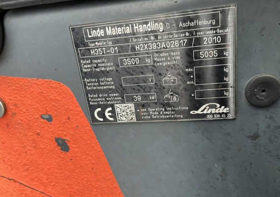 Linde H35T-01 - Carretilla elevadora de gas: foto 4 Linde H35T-01 - Carretilla elevadora de gas: foto 4