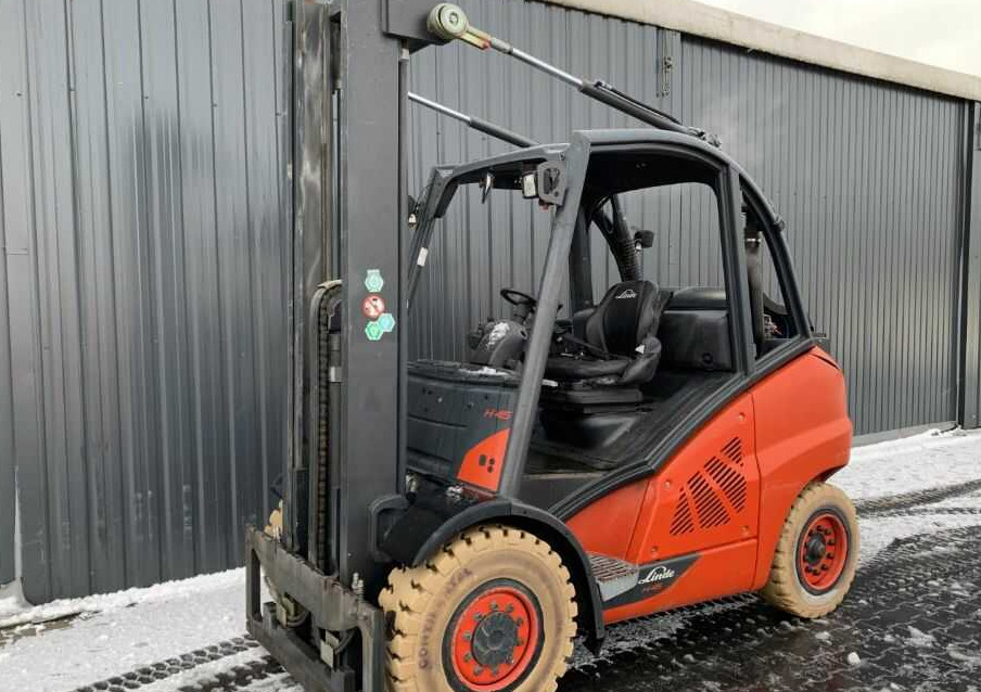 Carretilla elevadora de gas Linde H45T-01: foto 7