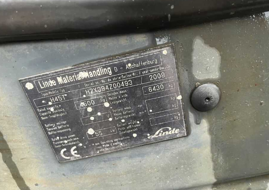 Linde H45T - Carretilla elevadora de gas: foto 4 Linde H45T - Carretilla elevadora de gas: foto 4