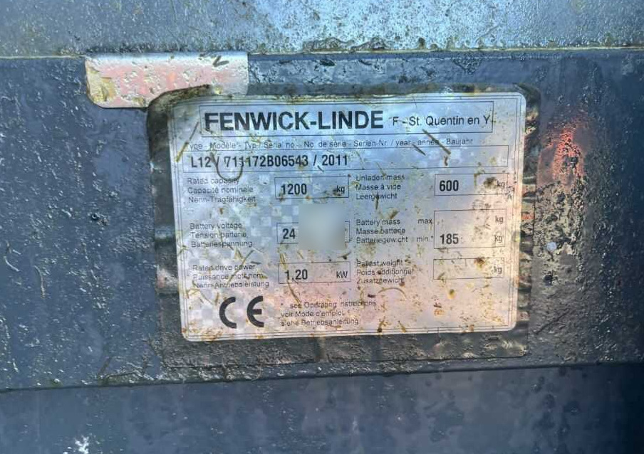 Linde L12 - Apilador: foto 4 Linde L12 - Apilador: foto 4