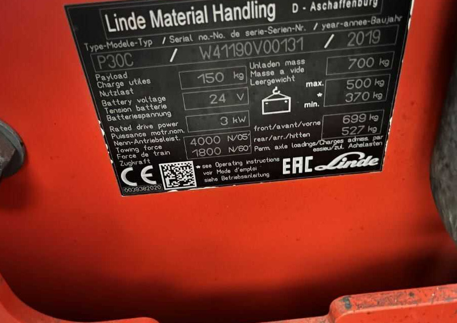 Linde P30C - Remolcadora: foto 2 Linde P30C - Remolcadora: foto 2