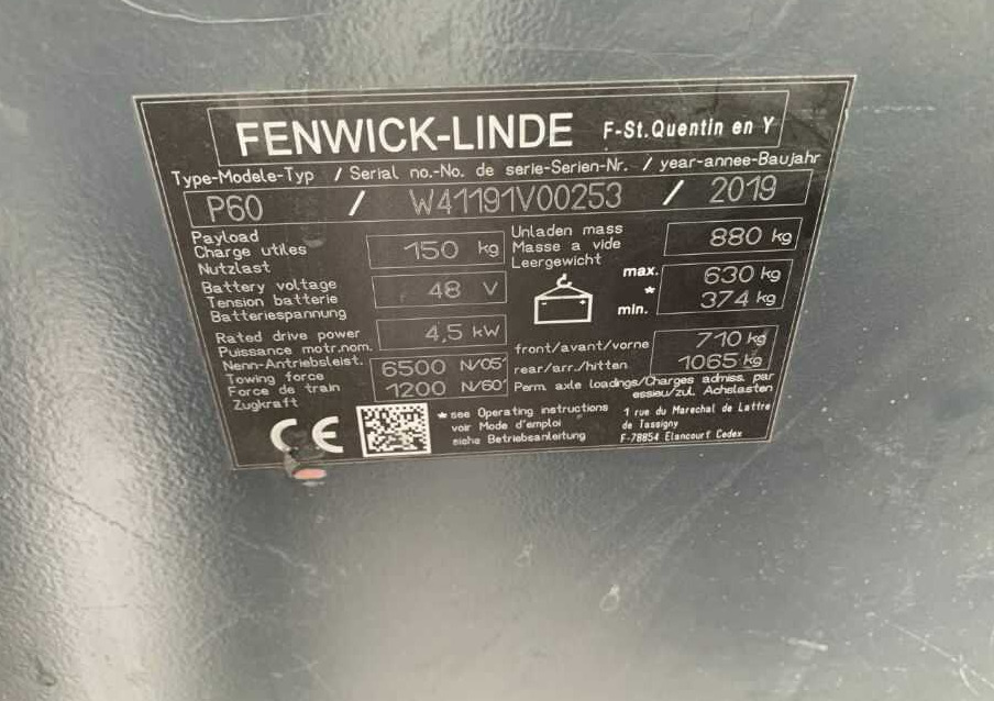 Linde P60 - Remolcadora: foto 5 Linde P60 - Remolcadora: foto 5