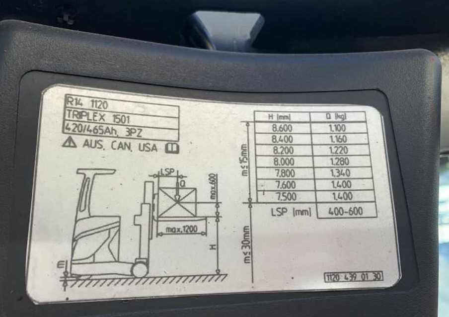 Linde R14-01 - Retráctil: foto 3 Linde R14-01 - Retráctil: foto 3