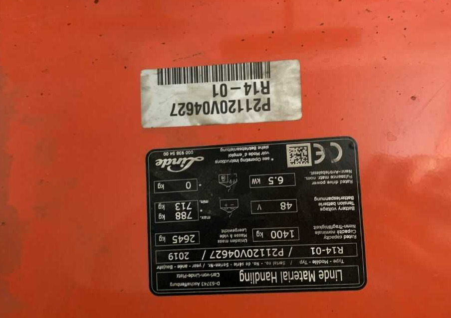 Linde R14-01 - Retráctil: foto 4 Linde R14-01 - Retráctil: foto 4