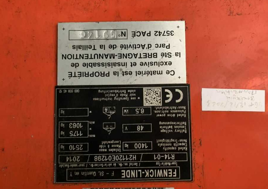 Linde R14-01 - Retráctil: foto 4 Linde R14-01 - Retráctil: foto 4