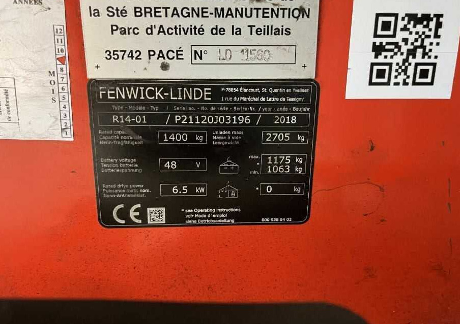 Linde R14-01 - Retráctil: foto 4 Linde R14-01 - Retráctil: foto 4