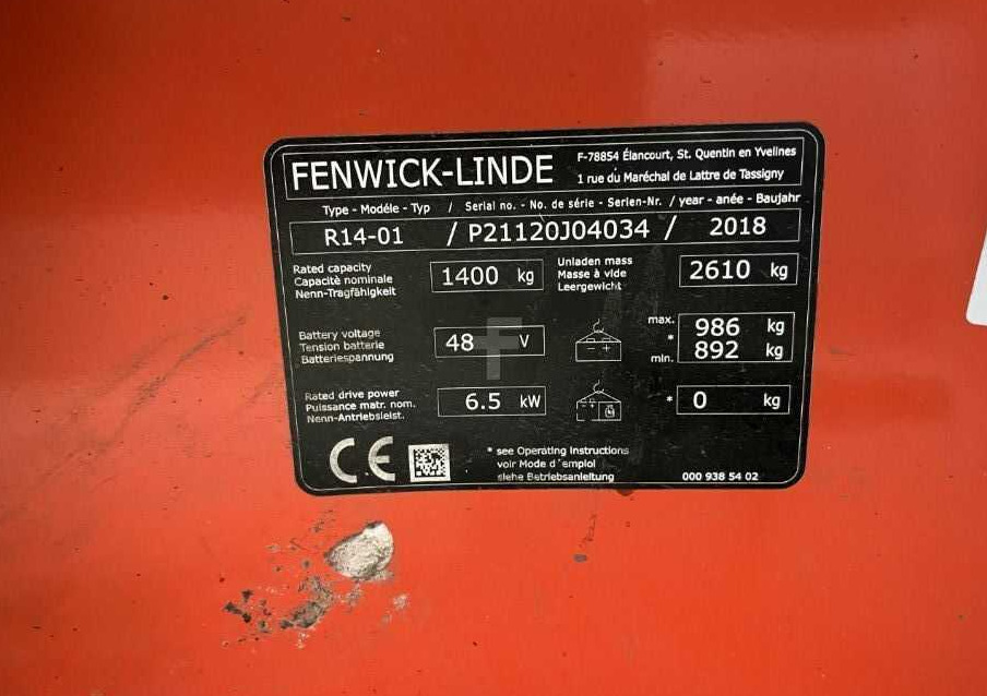 Linde R14-01 - Retráctil: foto 4 Linde R14-01 - Retráctil: foto 4