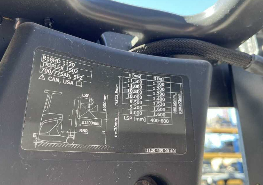 Linde R16HD-01 - Retráctil: foto 5 Linde R16HD-01 - Retráctil: foto 5