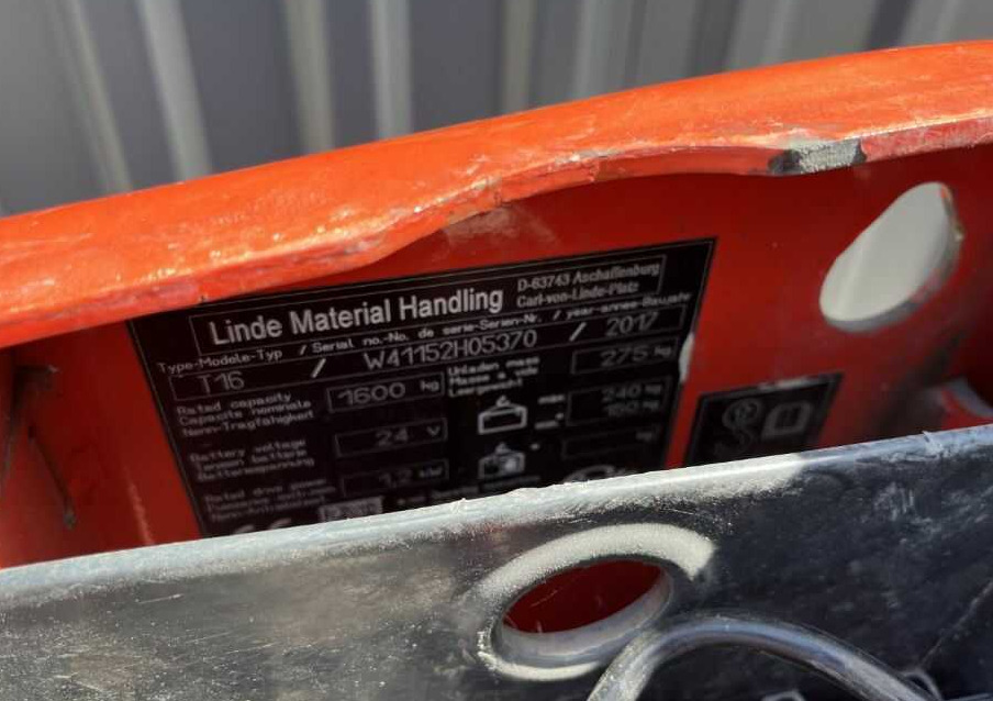 Linde T16 - Transpaleta: foto 4 Linde T16 - Transpaleta: foto 4