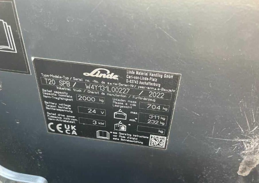 Linde T20SPB - Transpaleta: foto 4 Linde T20SPB - Transpaleta: foto 4