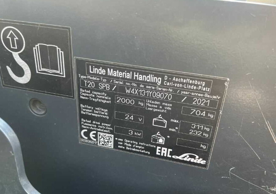 Linde T20SPB - Transpaleta: foto 4 Linde T20SPB - Transpaleta: foto 4