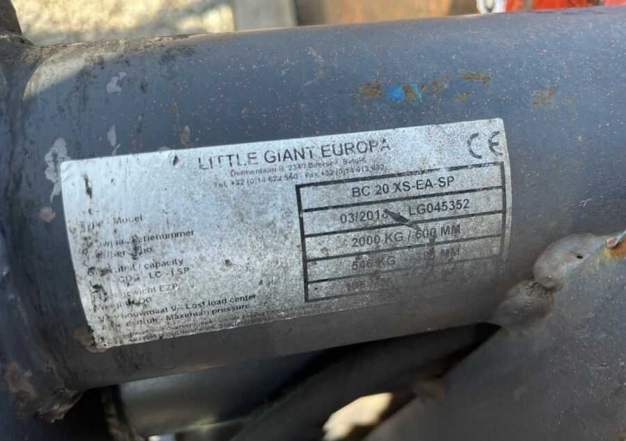 Little Giant BC20XS-EA SP - Pinza para Carretilla elevadora: foto 5 Little Giant BC20XS-EA SP - Pinza para Carretilla elevadora: foto 5