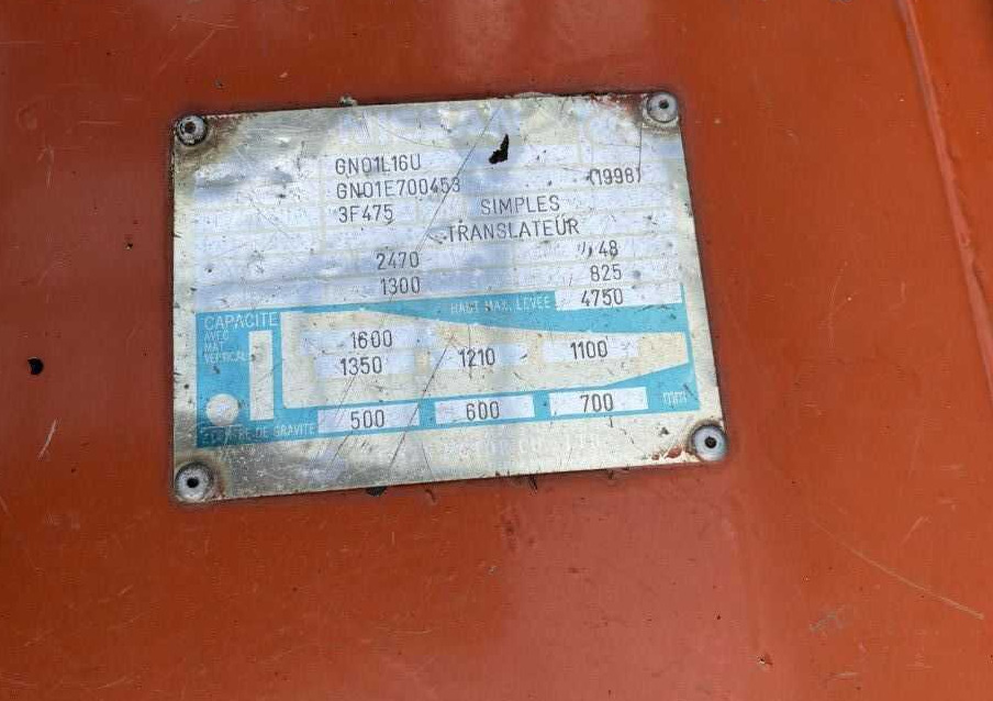 Nissan GN01L16U - Carretilla elevadora eléctrica: foto 4 Nissan GN01L16U - Carretilla elevadora eléctrica: foto 4