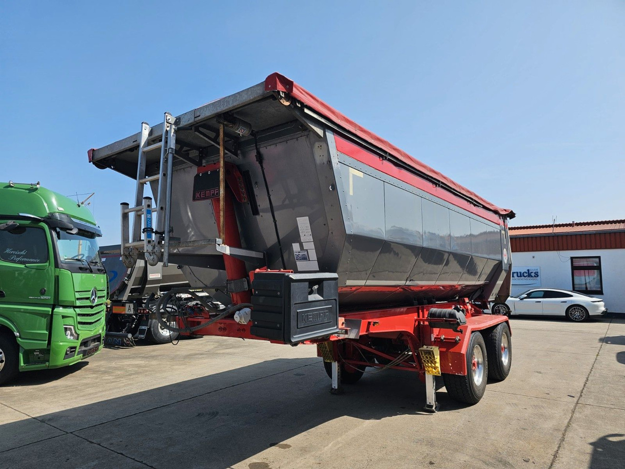 Kempf SKM 31/2 * KIPPMULDE * ELEK. VERDECK *LIFT * BPW - Semirremolque volquete: foto 1 Kempf SKM 31/2 * KIPPMULDE * ELEK. VERDECK *LIFT * BPW - Semirremolque volquete: foto 1