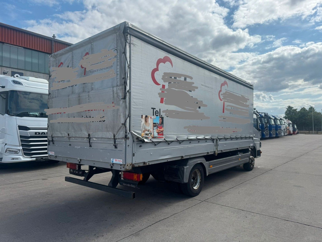 Mercedes-Benz ATEGO 818 * PR.PL * 217.000 KM * 1. HAND * TÜV - Furgoneta con lona: foto 5 Mercedes-Benz ATEGO 818 * PR.PL * 217.000 KM * 1. HAND * TÜV - Furgoneta con lona: foto 5
