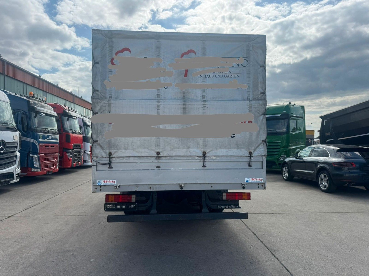Mercedes-Benz ATEGO 818 * PR.PL * 217.000 KM * 1. HAND * TÜV - Furgoneta con lona: foto 4 Mercedes-Benz ATEGO 818 * PR.PL * 217.000 KM * 1. HAND * TÜV - Furgoneta con lona: foto 4