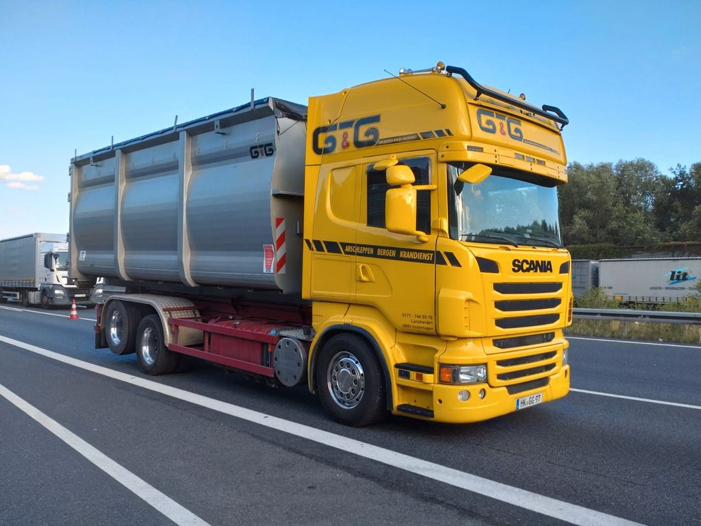 Scania R 730 Abroller voll Luft - Camión multibasculante: foto 1 Scania R 730 Abroller voll Luft - Camión multibasculante: foto 1