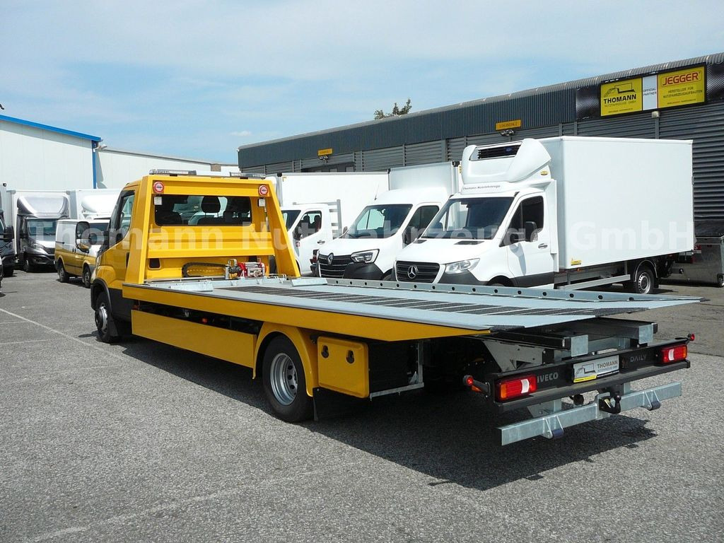 Grua de remolque autos, Furgoneta nuevo Iveco DAILY 70C18 Schiebeplateau Luftfederung Navi: foto 7
