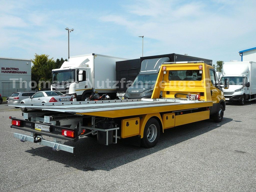 Grua de remolque autos, Furgoneta nuevo Iveco DAILY 70C18 Schiebeplateau Luftfederung Navi: foto 6