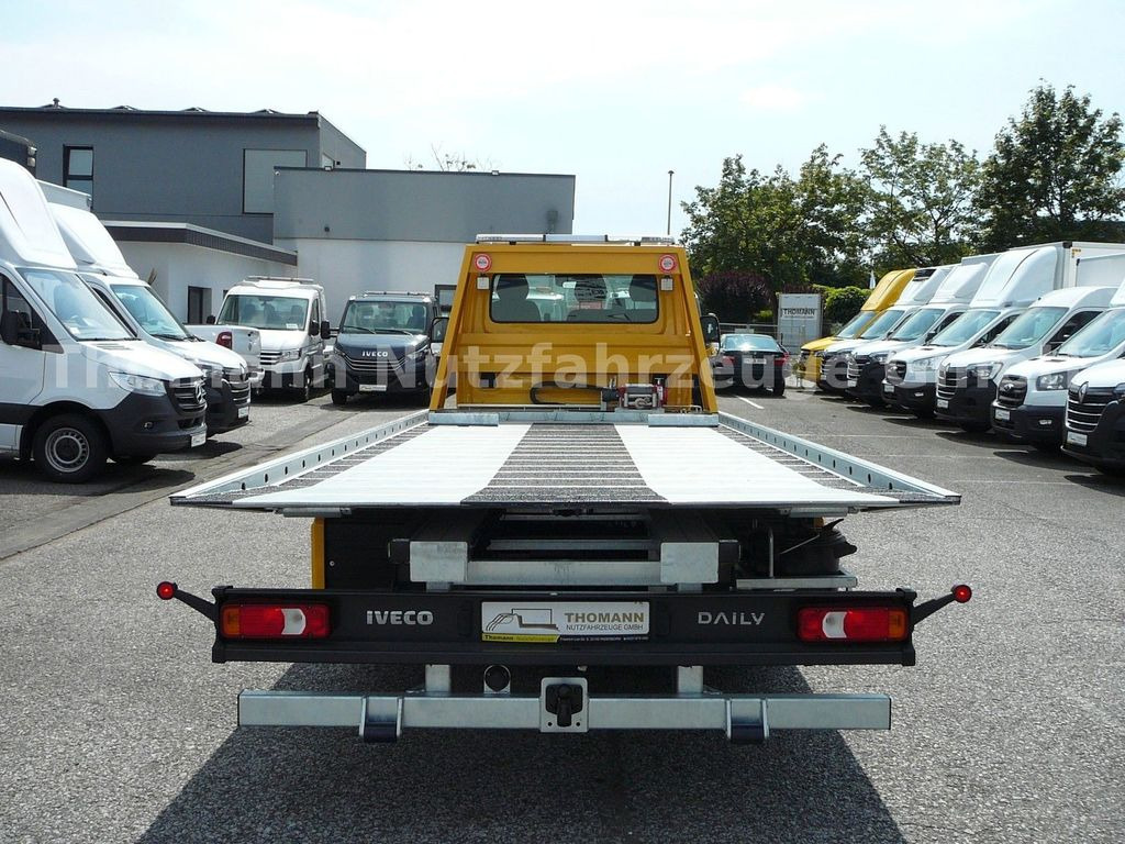 Grua de remolque autos, Furgoneta nuevo Iveco DAILY 70C18 Schiebeplateau Luftfederung Navi: foto 8