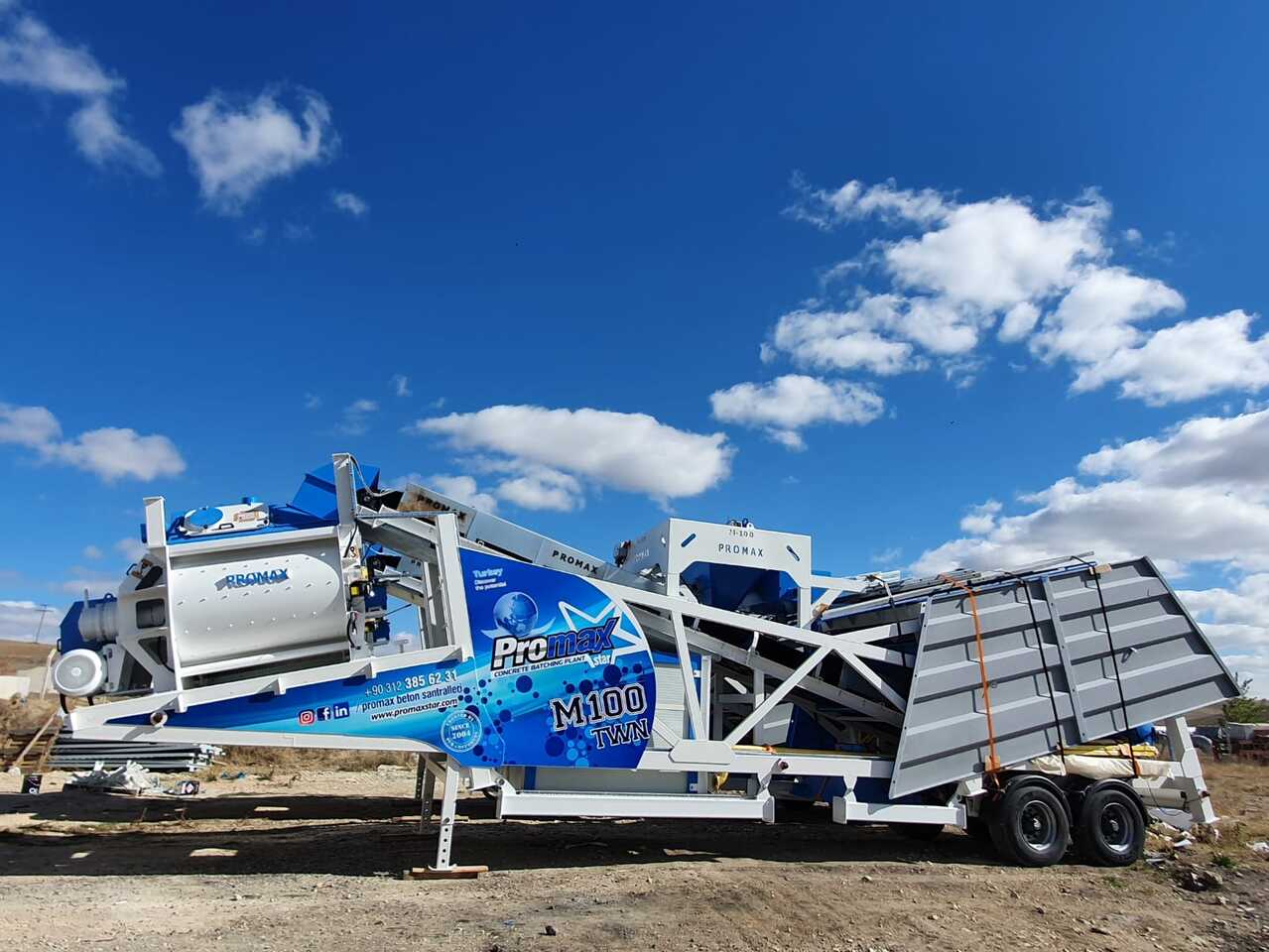 PROMAX MOBILE CONCRETE BATCHING PLANT M100-TWN (100m3/h) - Planta de hormigón: foto 3 PROMAX MOBILE CONCRETE BATCHING PLANT M100-TWN (100m3/h) - Planta de hormigón: foto 3