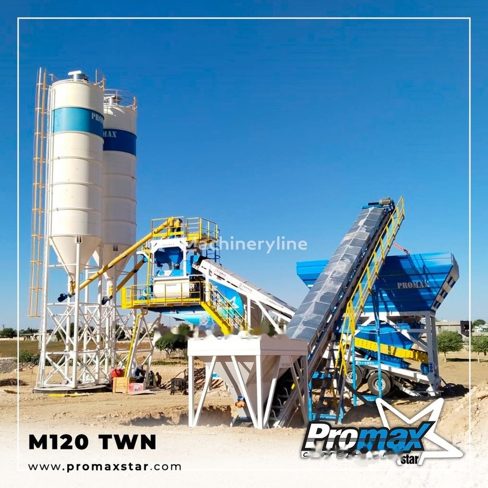 Promax Mobile Concrete Batching Plant M120-TWN (120m3/h) - Planta de hormigón: foto 3 Promax Mobile Concrete Batching Plant M120-TWN (120m3/h) - Planta de hormigón: foto 3