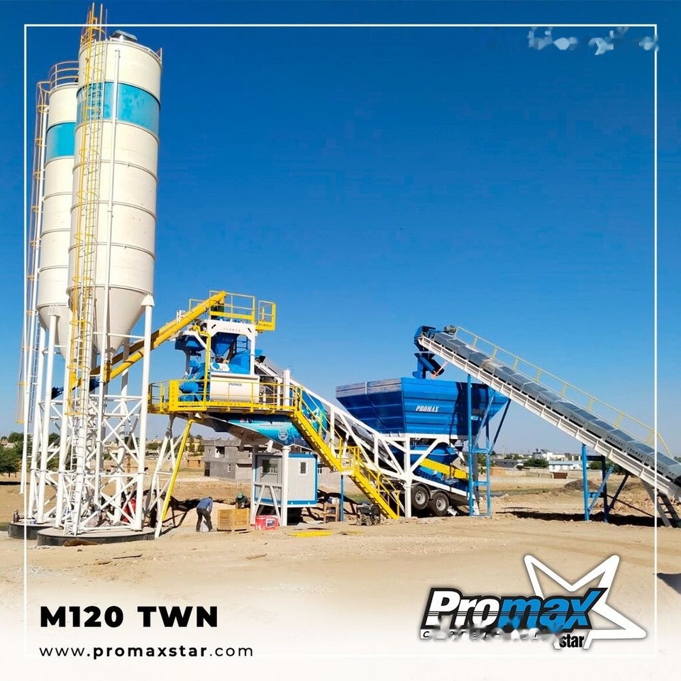 Promax Mobile Concrete Batching Plant M120-TWN (120m3/h) - Planta de hormigón: foto 4 Promax Mobile Concrete Batching Plant M120-TWN (120m3/h) - Planta de hormigón: foto 4
