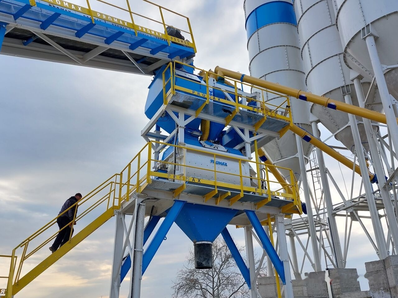Promax Stationary Concrete Batching Plant S130-TWN (130m/h) - Planta de hormigón: foto 3 Promax Stationary Concrete Batching Plant S130-TWN (130m/h) - Planta de hormigón: foto 3