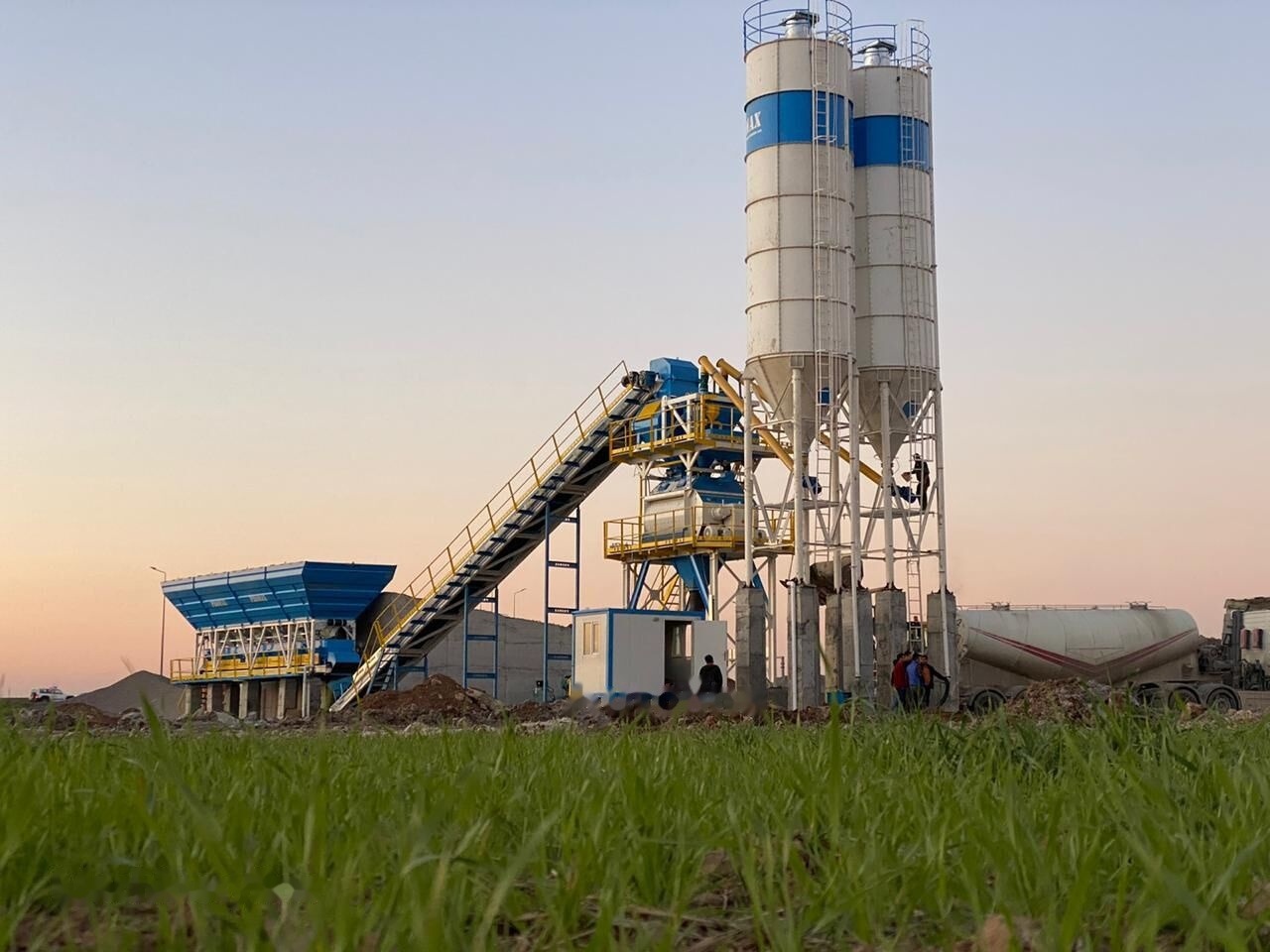 Promax Stationary Concrete Batching Plant S130-TWN (130m/h) - Planta de hormigón: foto 2 Promax Stationary Concrete Batching Plant S130-TWN (130m/h) - Planta de hormigón: foto 2