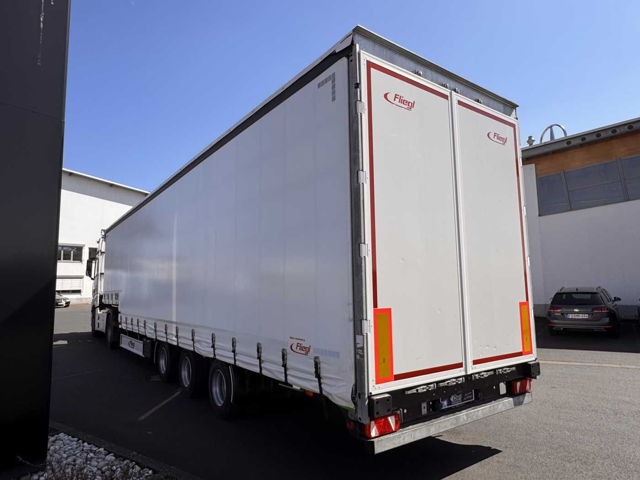 Semirremolque lona Fliegl SDS 350 Schiebeplane+Verdeck XL SAF 20.900Km: foto 7