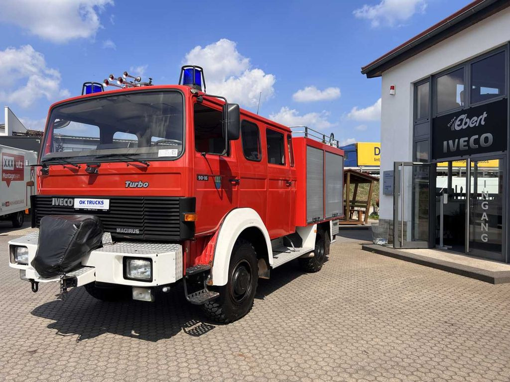 Iveco 75-16 AW 4x4 LF8 Feuerwehr Standheizung 9 Sitze - Camión de bomberos: foto 1 Iveco 75-16 AW 4x4 LF8 Feuerwehr Standheizung 9 Sitze - Camión de bomberos: foto 1