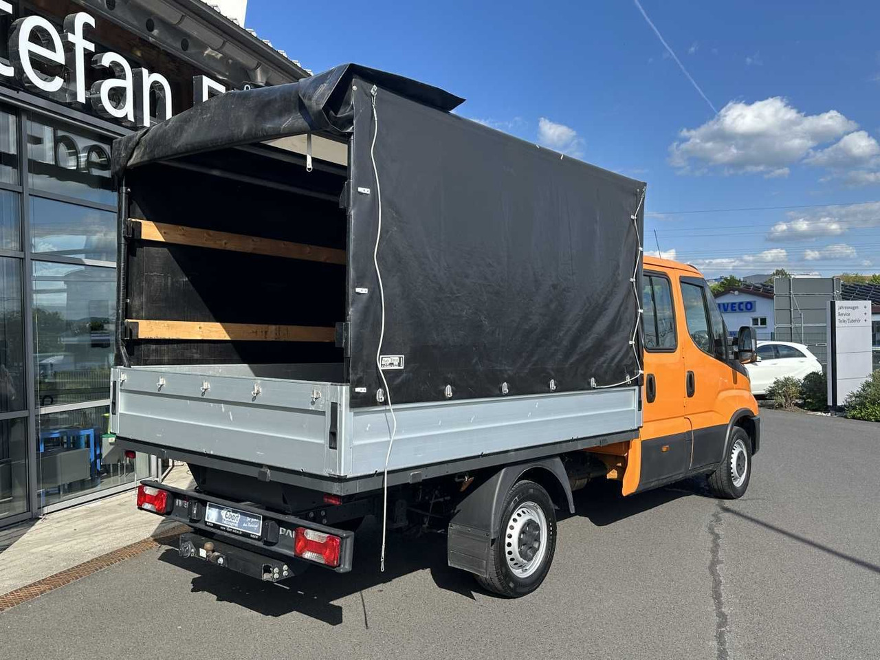 Furgoneta caja abierta Iveco Daily 35S14 Pritsche+Plane *AHK*Ladekran*7-Sitze: foto 9