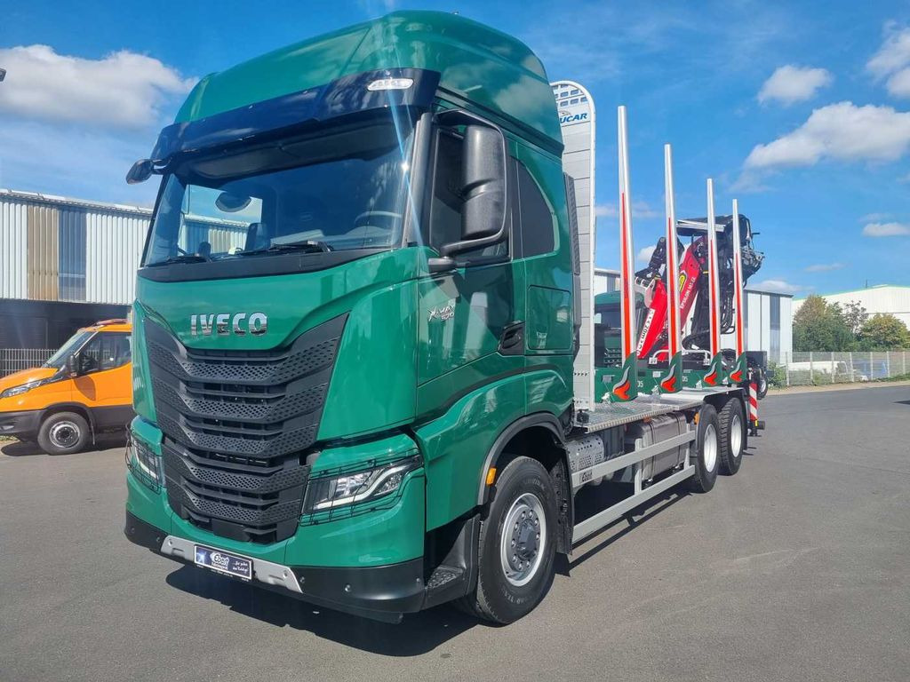 Iveco X-Way AS300X57 Z/P HR ON+ 6x4 (6x6 Hi Traction) - Camión forestal, Camión grúa: foto 1 Iveco X-Way AS300X57 Z/P HR ON+ 6x4 (6x6 Hi Traction) - Camión forestal, Camión grúa: foto 1