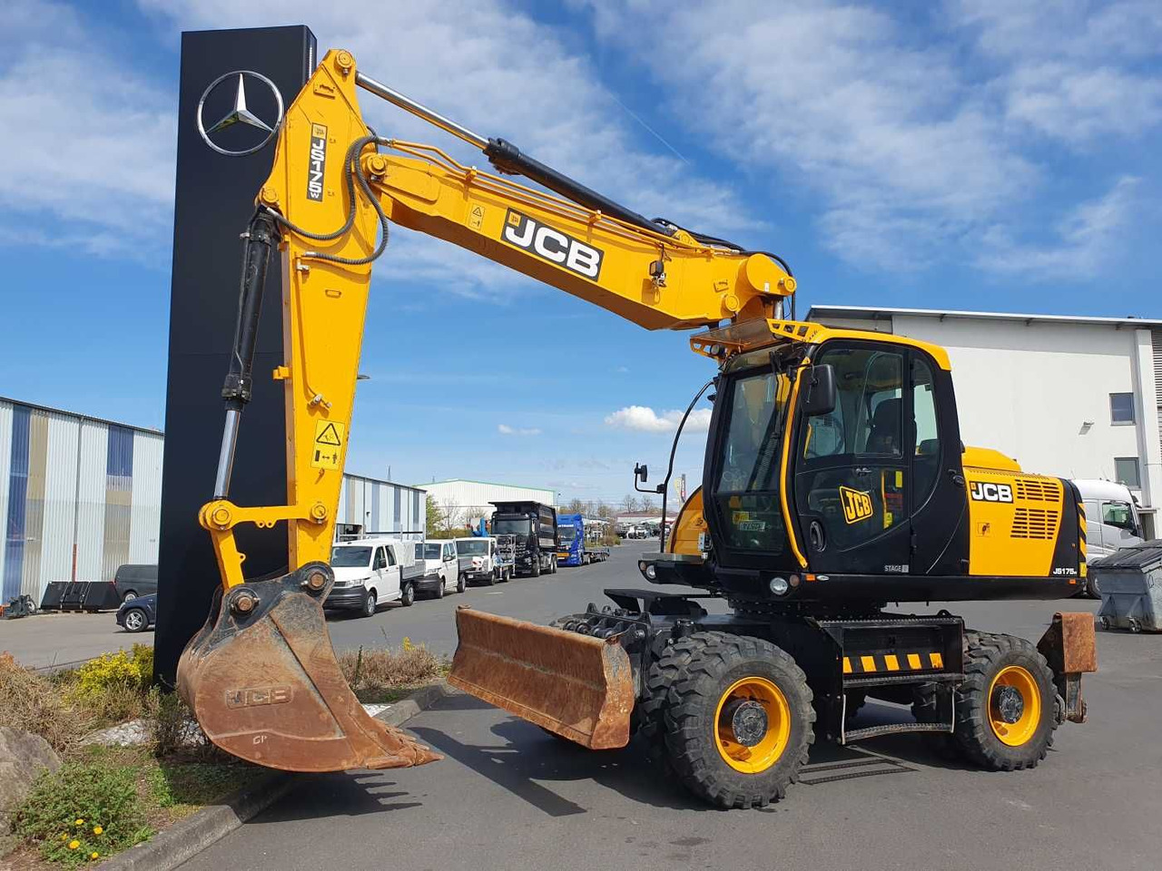 JCB JS 175 W / 2024 / nur 622h! / 1x Tieflöffel - Excavadora de ruedas: foto 1 JCB JS 175 W / 2024 / nur 622h! / 1x Tieflöffel - Excavadora de ruedas: foto 1