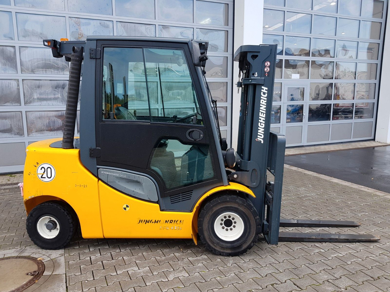 Jungheinrich DFG 435s / 4.400mm / nur 1.778h! / Klima / SS - Carretilla elevadora diésel: foto 2 Jungheinrich DFG 435s / 4.400mm / nur 1.778h! / Klima / SS - Carretilla elevadora diésel: foto 2