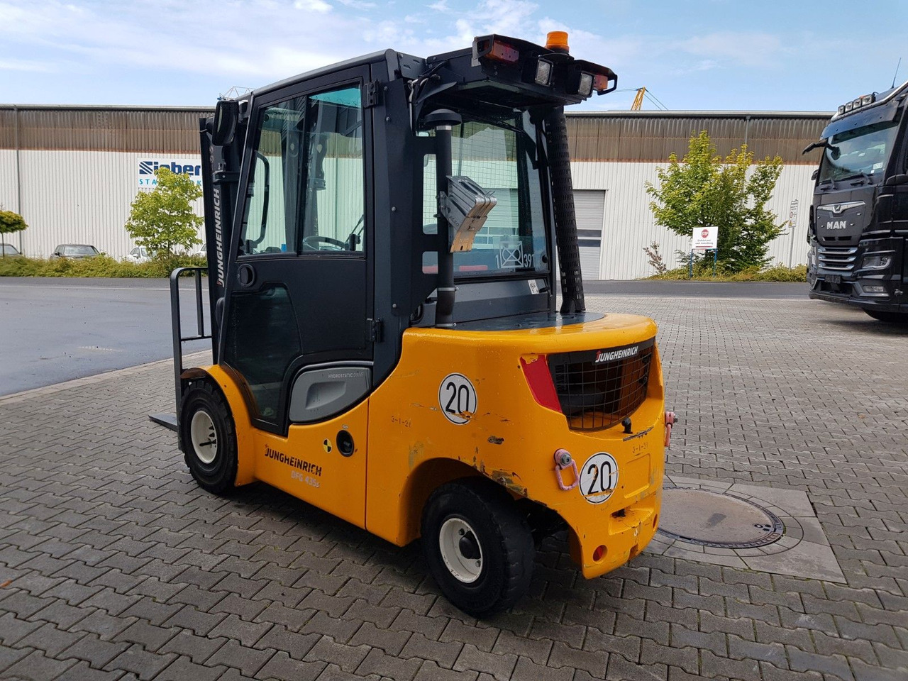 Jungheinrich DFG 435s / 4.400mm / nur 1.778h! / Klima / SS - Carretilla elevadora diésel: foto 5 Jungheinrich DFG 435s / 4.400mm / nur 1.778h! / Klima / SS - Carretilla elevadora diésel: foto 5