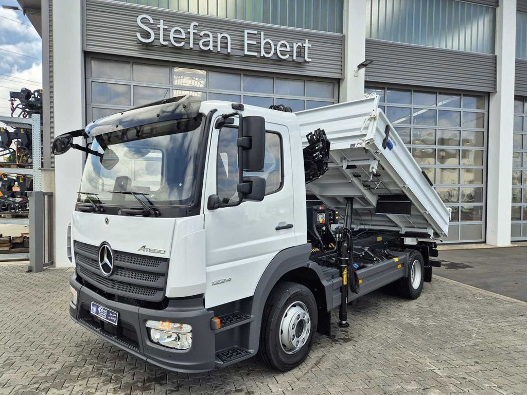 Mercedes-Benz Atego 1224 KK Kipper+Kran+Funk+Greifersteuerung - Camión volquete, Camión grúa: foto 1 Mercedes-Benz Atego 1224 KK Kipper+Kran+Funk+Greifersteuerung - Camión volquete, Camión grúa: foto 1