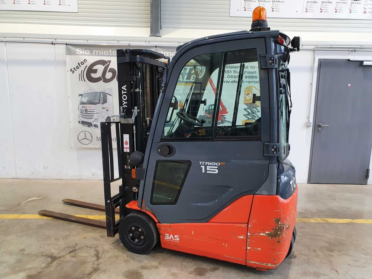 Toyota 8FBET15 / Batterie 07/2023 / HH: 4.3m! / 2.849h - Carretilla elevadora eléctrica: foto 5 Toyota 8FBET15 / Batterie 07/2023 / HH: 4.3m! / 2.849h - Carretilla elevadora eléctrica: foto 5