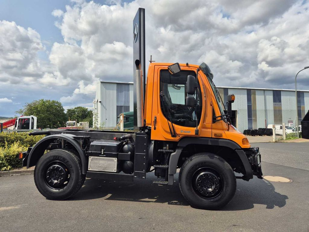 Camión chasis Unimog U 400 4x4 Fahrgestell Vario Pilot Zapfwelle LOF: foto 6