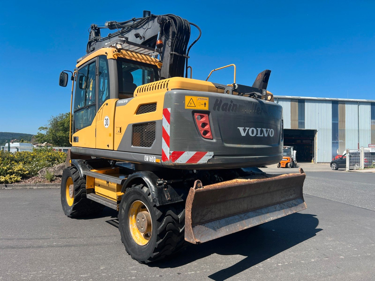 Volvo EW160D / 2014 / 1xTieflöffel / Forstschutzgitter - Excavadora de ruedas: foto 4 Volvo EW160D / 2014 / 1xTieflöffel / Forstschutzgitter - Excavadora de ruedas: foto 4