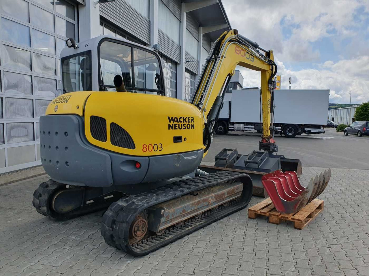 Wacker 8003 / MS08 / nur 4.035h / 2014 / Löffelpaket - Excavadora de cadenas: foto 4 Wacker 8003 / MS08 / nur 4.035h / 2014 / Löffelpaket - Excavadora de cadenas: foto 4