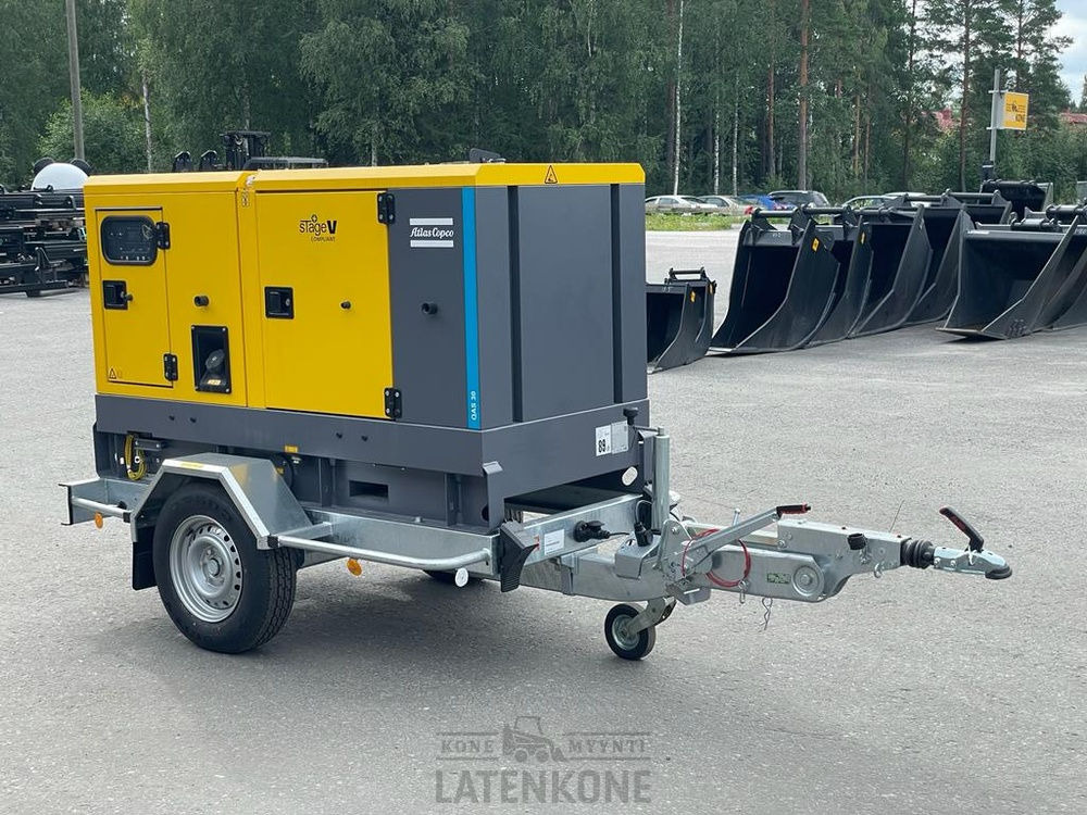 Atlas Copco QAS 30 50 Hz Generaattori StageV vetovarustuksella - Generador industriale: foto 3 Atlas Copco QAS 30 50 Hz Generaattori StageV vetovarustuksella - Generador industriale: foto 3