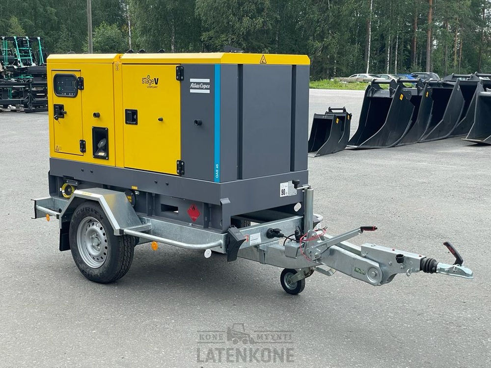 Atlas Copco QAS 45 50 Hz Generaattori StageV vetovarustuksella - Generador industriale: foto 3 Atlas Copco QAS 45 50 Hz Generaattori StageV vetovarustuksella - Generador industriale: foto 3