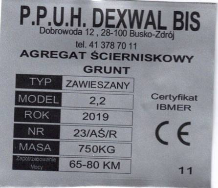 Dexwal cultivator Grunt 2,6 m - Cultivador: foto 3 Dexwal cultivator Grunt 2,6 m - Cultivador: foto 3