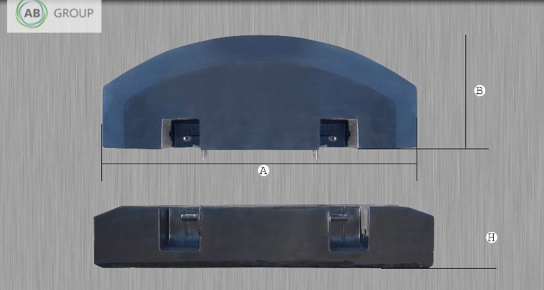 Kaber rear counterweight type D, 700 kg - Contrapeso: foto 2 Kaber rear counterweight type D, 700 kg - Contrapeso: foto 2