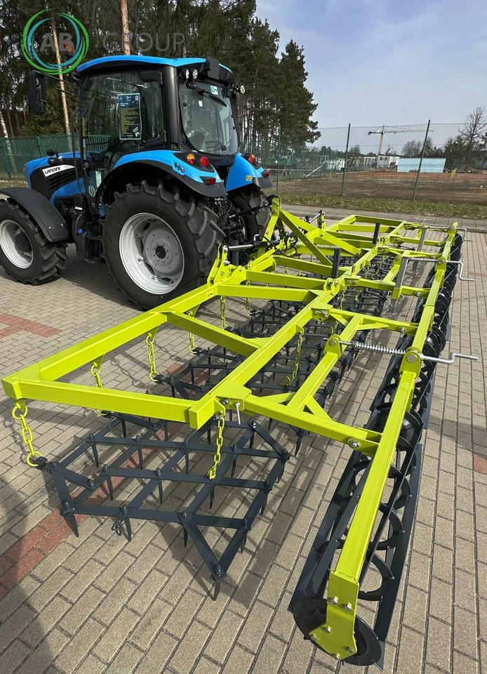 POM Augustów 7-field mounted tine harrow with string roller - Grada: foto 2 POM Augustów 7-field mounted tine harrow with string roller - Grada: foto 2