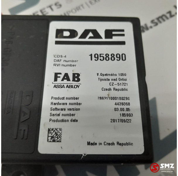 DAF Occ ECU CDS4 regeleenheid DAF - Unidad de control para Camión: foto 5 DAF Occ ECU CDS4 regeleenheid DAF - Unidad de control para Camión: foto 5