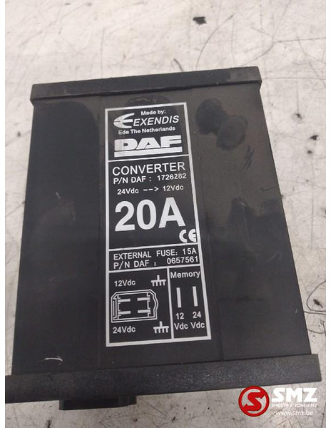 DAF Occ omvormer 24V-12V 20A DAF - Sistema eléctrico para Camión: foto 2 DAF Occ omvormer 24V-12V 20A DAF - Sistema eléctrico para Camión: foto 2