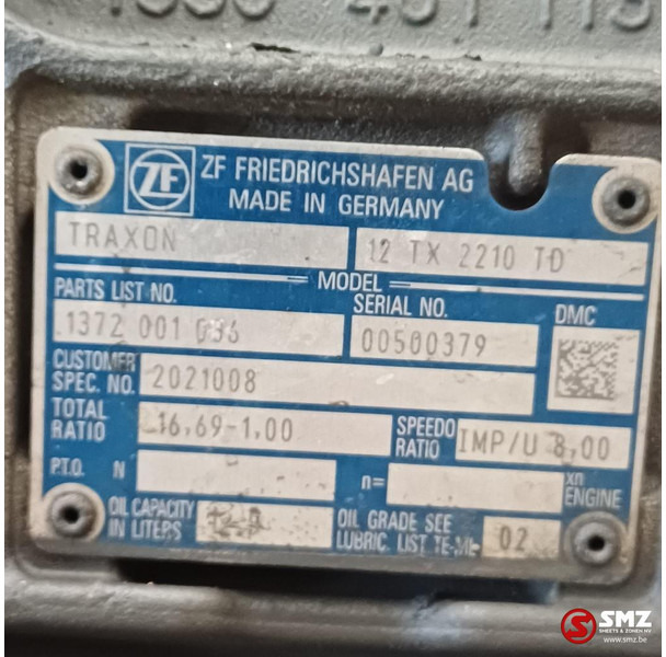 DAF Occ versnellingsbak 12TX2210TD DAF - Caja de cambios para Camión: foto 5 DAF Occ versnellingsbak 12TX2210TD DAF - Caja de cambios para Camión: foto 5